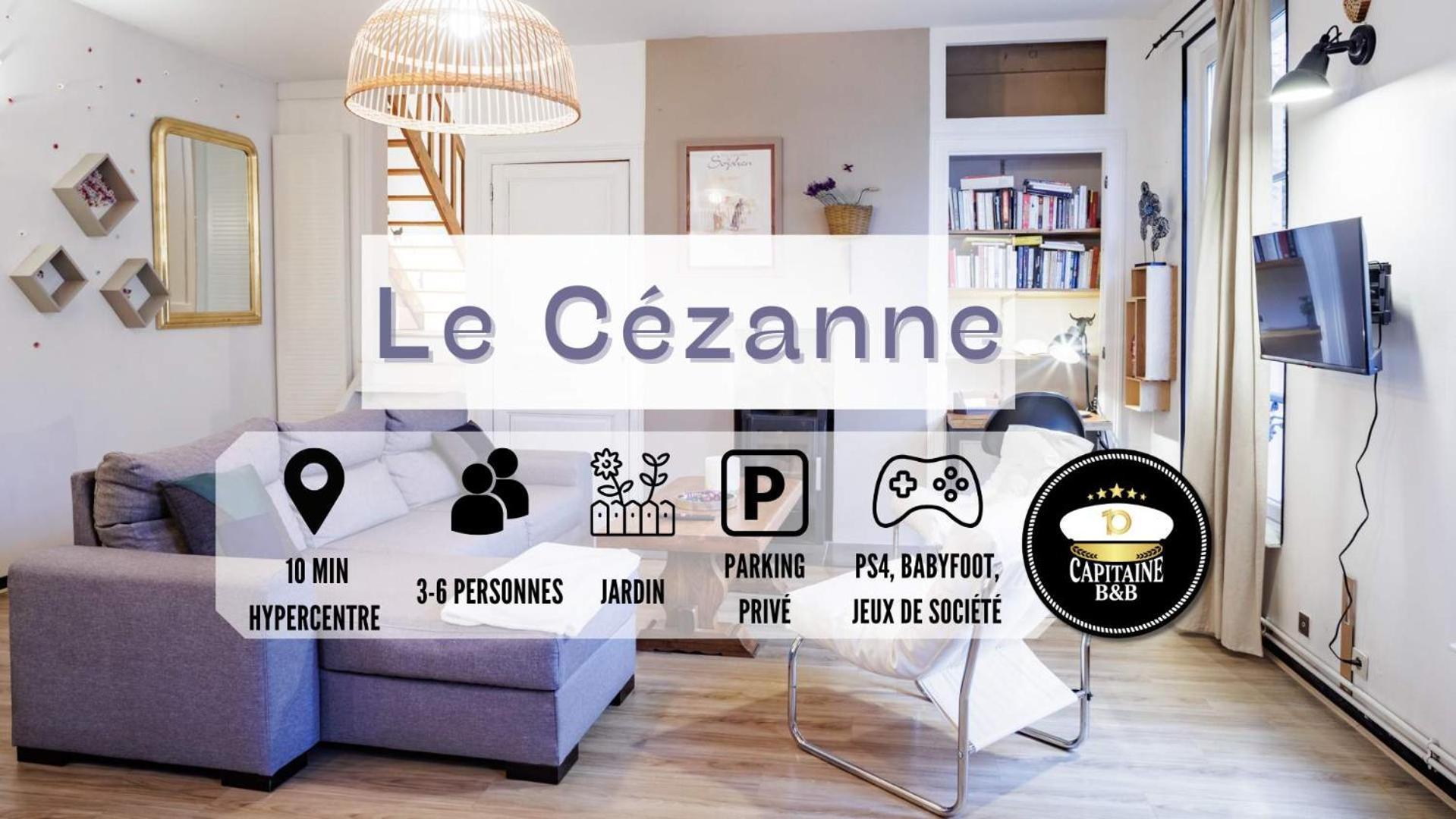 Le Cezanne - Jardin - Parking - Babyfoot - Centre-Ville Троа Екстериор снимка